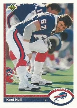 Kent Hull Buffalo Bills 1991 Upper Deck NFL #377